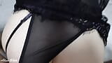 Sexig underkläder.passionerad sex med het brunett snapshot 8