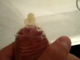 Cummin in a condom snapshot 8