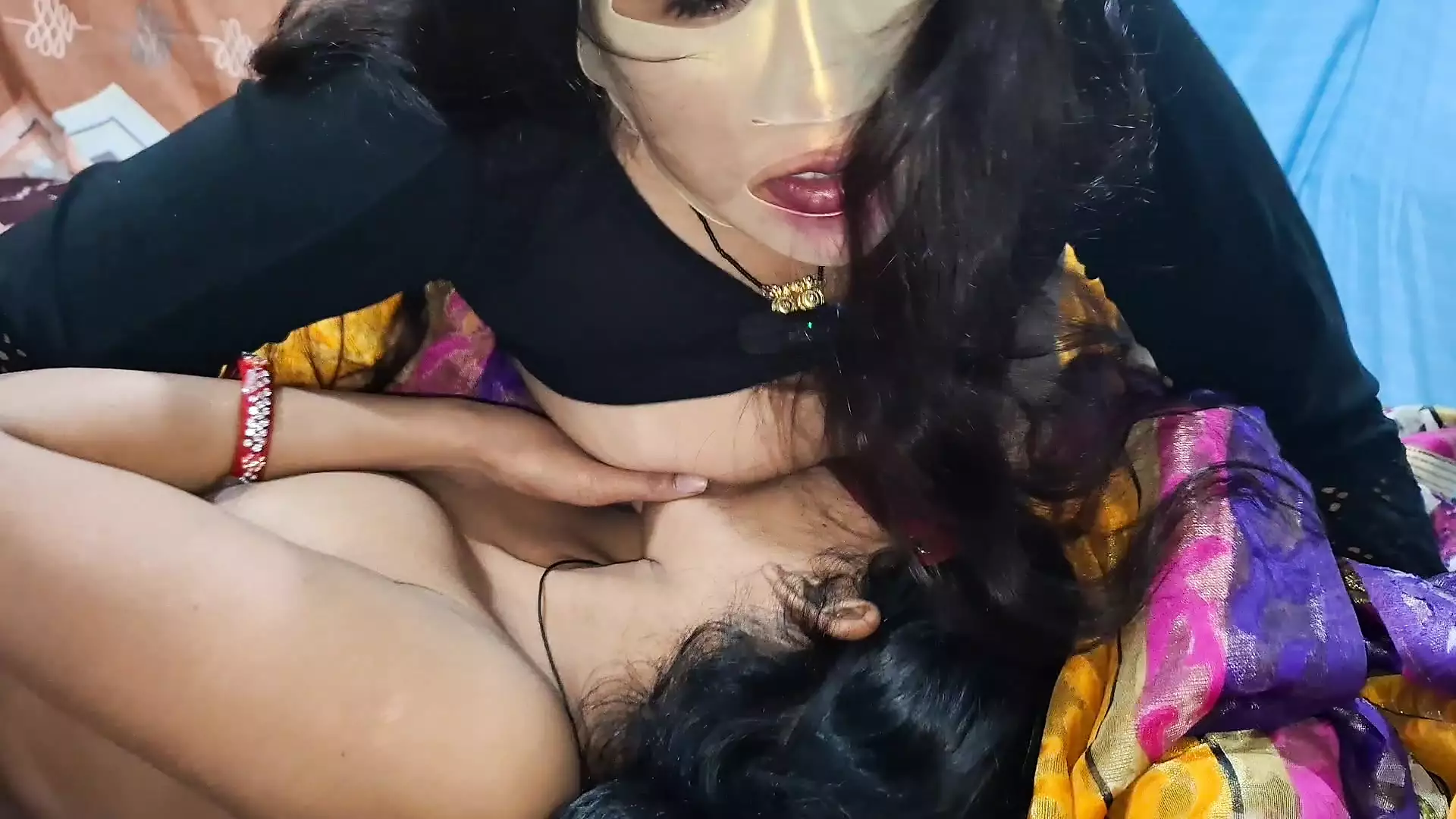 Pooja and Shabita Have Sex with Sextoy 4some Part 2: Blowjob Blowjob Porn