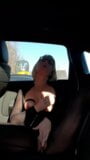 Julie's orgasm in car snapshot 4