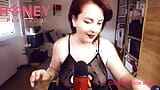 Honeyplaybox Joi the licking vibrator pleasures this natural Italian hairy pussy snapshot 6