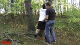 Outdoor - SPANKING in the forest snapshot 1