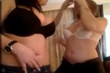 Two lesbians with great tits do a webcam show snapshot 5