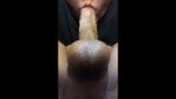 Selfsuck own cock (v5) with cum in mouth and pulsating balls snapshot 10