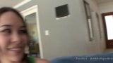 Rondborstige tiener Mika doet haar eerste porno snapshot 6