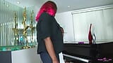 Piano lessons must wait for the busty redhead to get her daily dose of BBC snapshot 3