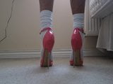 New Pink High Heels and White Socks snapshot 2