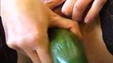 fransh mature masturbation cucumber HD snapshot 3