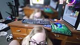 Putting on some sexy lingerie and climbing under his desk to blow him while he plays games. P 2 of 3 - Mama_Foxx94 snapshot 1