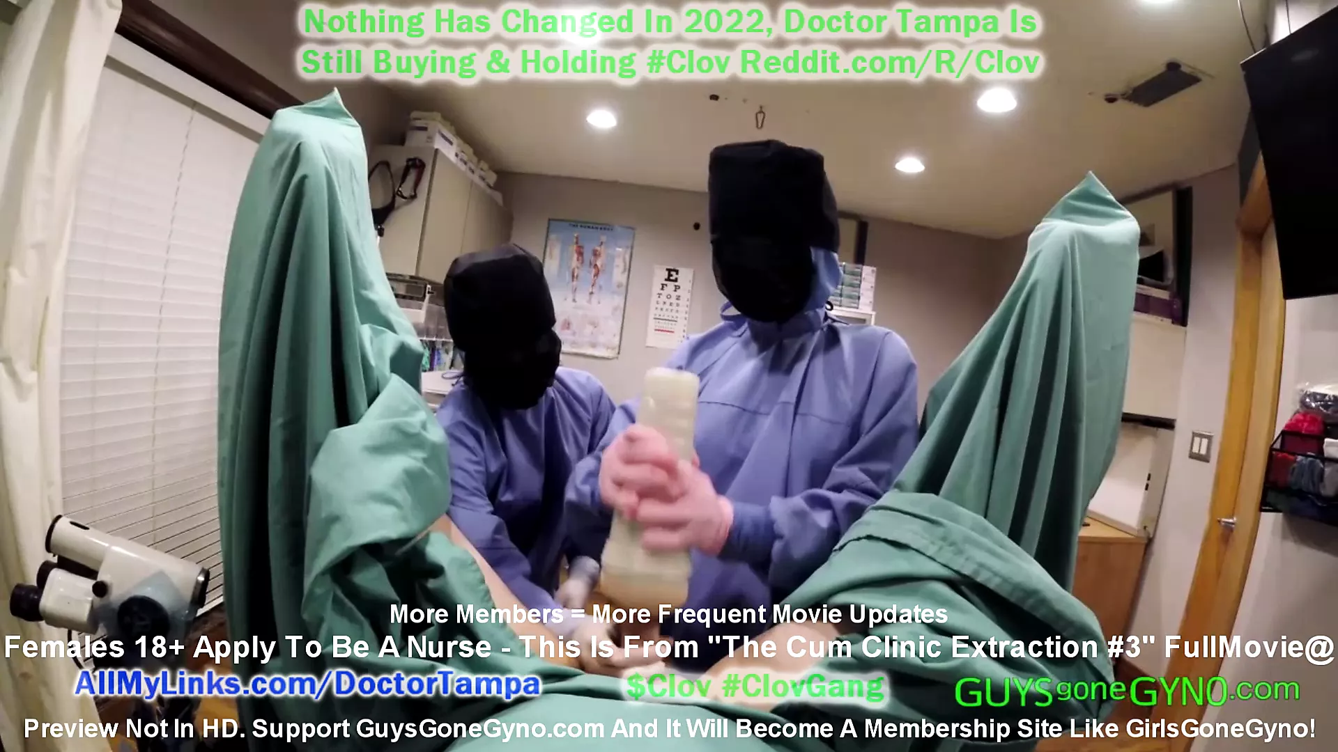 精液クリニックでノンバイナリーの医療変態が撮影するドクタータンパのザーメン抽出＃3！フルムービー、みんな