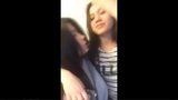 Girls kissing in webcam snapshot 4