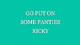 Ricky Wimmer regarde si elle rentre dans une culotte à laquelle vous appartenez dans une culotte snapshot 2