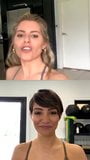 Frankie Bridge teaching Mollie King a dance over webcam. snapshot 20