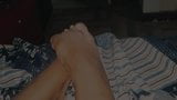 Sexy Ebenholz schüttelt ihre Füße für ihre Fußliebhaber snapshot 13