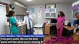 3 perawat wanita dibuat untuk memeriksa satu sama lain di bawah pengawasan dokter pria tampa di girlsgonegynocom! snapshot 8