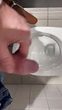 wank on public toilet snapshot 6