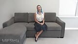 CASTING COUCH E01 First Time MILF Model Gets Talked Into Hardcore Porn FREE VIDEO snapshot 3