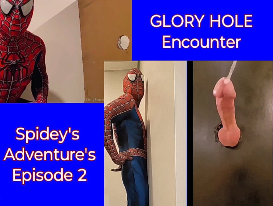 Pula mare a lui Gloryhole Spiderman și aventurile lui Spidey, ejaculare mare, episodul 2 Spidey întâlnește o nemesis la gaura din zid - gloryhole