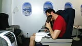 Stewardess feet smelling and licking in air plane! snapshot 11