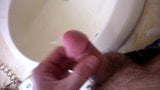 My less-than-half-hard dick cumming snapshot 5