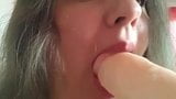 My first video - Sucking my dildo snapshot 2