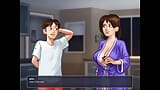 Jenny what are you doing in garage. First day in Diana house. Summertime saga game. snapshot 9