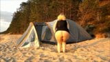 Hot dance on the beach with a big ass snapshot 4