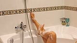 Amateur blonde mature wife enjoys naked sex in bathroom snapshot 3