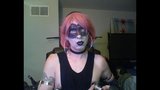 Hete dansende gothic cd -camshow (deel 1 van 2) snapshot 10