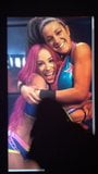 WWE Саша Бэнкс и Bayley, трибьют спермы snapshot 1