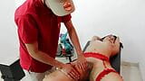 Erotic massage with oil to a hot girl in her big ass - Porn in Spanish snapshot 6