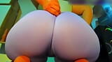 Bunda grande em uma leggings apertadas snapshot 2