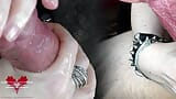 A horny cock treatment. Close-up of the orgasm control. snapshot 19