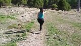 (Public blowjob) Outdoor flashing and sucking dick in the mountain snapshot 2