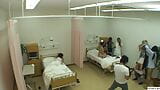 Japanese CMNF naked hospital prank TV show snapshot 13