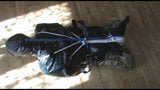 Slave hogtied in the straitjacket snapshot 6