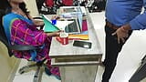 Hot Indian bhabhi fucked office by office employ  hindi audio snapshot 2