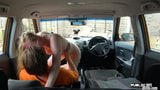 British driving student publicly riding cock snapshot 11