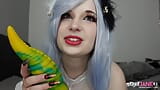 MANGAJANE21 Check out my crazy alien dildos - how I use them snapshot 3