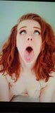 huge cumshot on ahegao redhead girl after 20 days of nofap snapshot 2