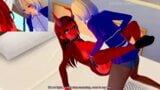 Cute Succubus get ahegao from Femboy cock. snapshot 11