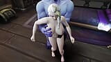 큰 파란 자지를 취하는 금발 마녀: 워크래프트 패러디 snapshot 4