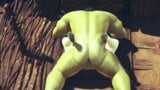 Prinses Fiona wordt geramd door Hulk: 3d pornoparodie snapshot 15