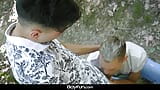 Gay Twinks Barefuck Anal After Outdoor Blowjob snapshot 4