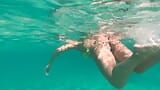 Swimming naked on a public beach snapshot 16