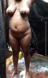 Lankan Step Mom bathing snapshot 5