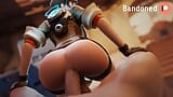 Le gros cul de Futa Tracer chevauche une bite snapshot 6