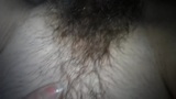 GF films BF fucking her hairy pussy snapshot 9