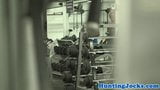 Ripped jock buttfucked on benchpress snapshot 1