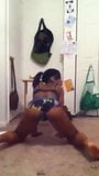 Sexy short ebony twerking her lil cute ass snapshot 7